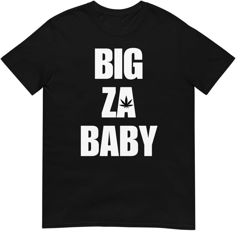 Big Za Baby Boss Man Slippery Short-Sleeve Unisex T-Shirt Black